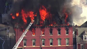 SOUTH SIDE FIRE: Part of historic building collapses during 4-alarm fire on Pittsburgh's South Side