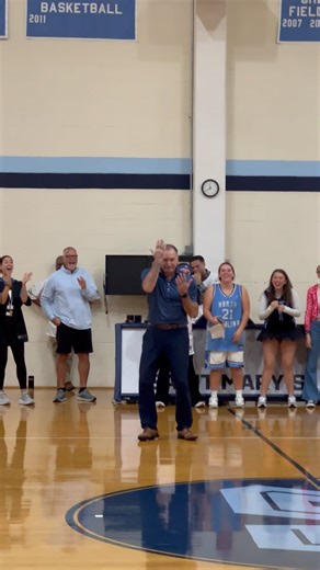 📣 Saint Mary’s School Spirit Week is in full swing! 🎉 Today, our school spirit reached its peak with an electrifying Pep Rally in the Ann Moore Bacon Gymnasium! The atmosphere was charged with excitement as our SMS Faculty battled it out on the dance floor. Even Head of School Dr. Holden showed off his moves! And the winner, by thunderous applause, was none other than our amazing Athletics Director, Mr. Riggleman, who dazzled us all with his incredible dance moves! 🏆✨ Stay tuned for more thri