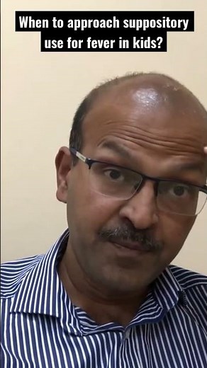 How to approach suppository use for fever in kids? #suppository #suppositoryforfever