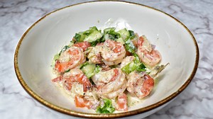 Quick & Healthy Shrimp Salad for Dinner. | My Healthy Dining