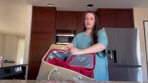 Cooler Organizer Insert for Bogg Bag XL - Leak-Proof Portable Ice Chest with Divider Tray and Zipper - Topper Tray and Cup Holder Compatible Accessories