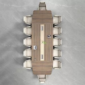 [Hot Item] Liyu 16 Person Meeting Tables High Quality Wooden Executive and Chairs Pop up Boxes Conference Desks