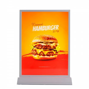 [Hot Item] Photo Frame LED Signage A4 LED Menu Board for Bar Store Restaurant Advertising