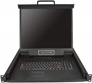 [Hot Item] Custom Dual Rail Rackmount Kvm Console H-D 1080P-DVI/VGA Kvm W/17"LCD Monitor for Server Rack-Fully Featured 1u LCD Kvm