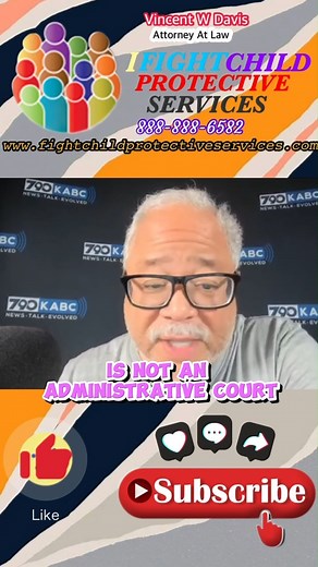 Do You Consider Juvenile Dependency An Administrative Court #shareyourstoryandbeheard #fightcpsandwin #therealityseriescpshorrorstories #vincentwdavis #reels | Juvenile Dependency - Child Protective Services