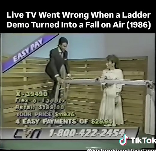 Memorable Live TV Bloopers: The 1986 Ladder Incident