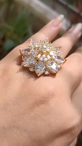 Alhamdulillah 😍 #deliverydone ✅ big size adjustable #finger Ring 💍💎 daimond cut ad stone 💎 high quality imported product 😍 | Naznin Shajghor