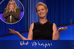 And just like that … Cynthia Nixon loses ‘Celebrity Jeopardy!’ with embarrassing history clue flub