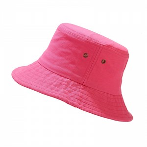 Audhol Bucket Hat Bucket Hat Unisex Pure Cotton & Denim Upf 50 Packable Summer Travel Beach Sun Hat Sun Hats for Women Hot Pink M
