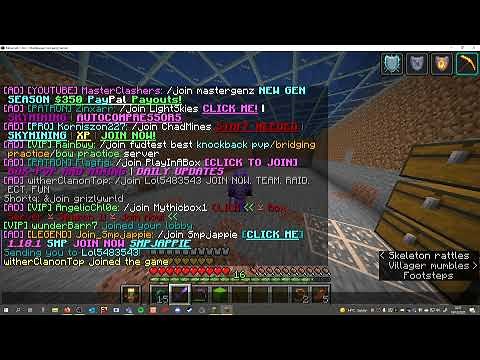 Join my minehut server! java 1.18.1. IP in description!