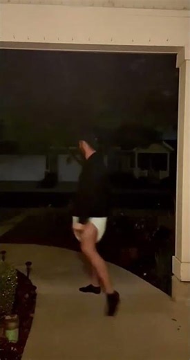 man dared to wear huge diaper in public