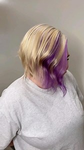 12 reactions | Purple on blonde by Master Colorist and Educator Julie   . . . #joviesalon #goldwellmastercolorist #purpleelumen | Jovie Salon | Facebook