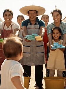 Jerónimo contra un baño de agua #cometierra #babe #corriendo