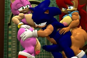 Amy x Sally x Sonic