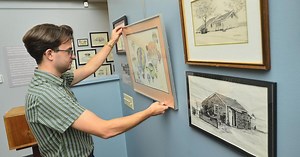 (WATCH) Inked in history: Don Carmichael art on display at Holland Land Office Museum
