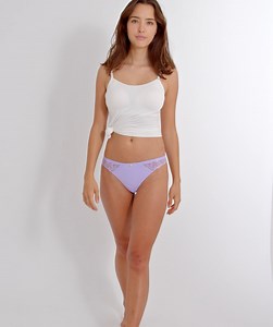 Laura V String - Light Purple