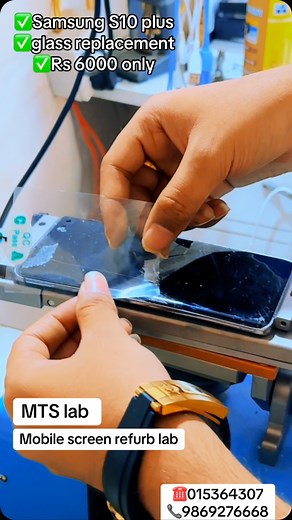 🚨 Samsung S10 Plus Glass Replacement – Just Rs. 6000! 🚨 Cracked glass? No worries! Get your Samsung S10 Plus looking brand new with our premium glass replacement service for only Rs. 6000. Don’t settle for less when you can get fast, affordable, and reliable repairs at MTS Lab! Why MTS Lab is the Best Choice for You 🔹 Top-Tier Technicians – Skilled hands, expert results. 🔹 Premium Quality Glass – Ensuring clarity, durability, and a perfect fit. 🔹 Lightning-Fast Service – Get your phone fixe