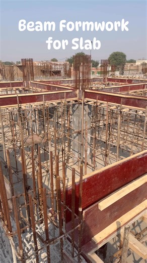 Basement beam Formwork for slab in progress #telhafoundation #hospital #karak | Telha Foundation