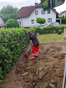 #Straßenbau #baustelle #Tiefbau #bagger #auszubildende