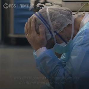 4.7K views · 75 reactions | An up-close look at the coronavirus outbreak as it’s rarely seen: from inside a hospital unit, as doctors battle COVID-19 daily. Tune in or stream @frontlinePBS’s new documentary for an unforgettable look at the global pandemic in "Inside Italy's COVID War." Watch starting 5/19 on PBS, the PBS Video App, YouTube or online: https://to.pbs.org/2Wg2hLR | FRONTLINE | PBS | Facebook