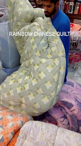21K views · 265 reactions | Chinese quilt set waooooooo( Rainbow) launching Alhamdullilah #fypシ゚viralシfypシ゚2025 #fypreelsシ゚viralシchina #fypreelsシ゚viralシ #followersreelsfypシ゚viralシfypシ゚viralシal #China #ForYou price guess | M&M bedding by Amina | Facebook