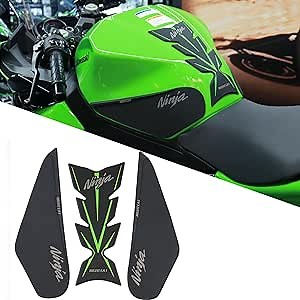 Gas Tank Protectors Compatible with Kawasaki Ninja 400 Fuel Tank Sticker Fuel Tank Side Sticker Motorcycle Tank Pad (Ninja Green)