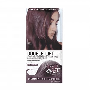 Splat Double Lift Permanent Hair Color for Dark Hair, Violet Vibes, 1 Application