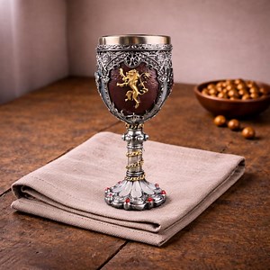 Medieval Lion Goblet, Gothic Wine Chalice, Stainless Steel Liner - Etsy UK