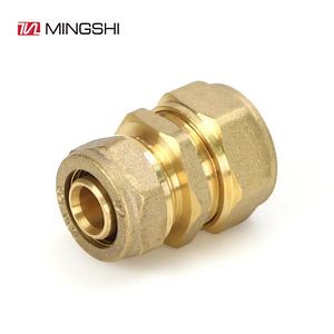 [Hot Item] Compression Fittings/Brass Fitting/ Copper / Coupling Fitting/Pipe Coupling/ Plumbing Fitting with CE/Acs/Watermark/ Skz Certificate (with nickel plated)