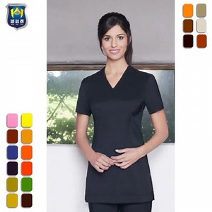[Hot Item] Elegantly Fashion Beauty Salon Uniforms Tunics SPA Uniform