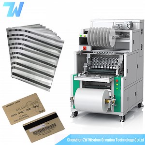 [Hot Item] Automatic Magnetic Card Strip Laminator Smart Card Making Machine