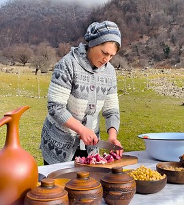 12K views · 377 reactions | Traditional Cooking PITI (Lamb Stew) Outdoor Nature Cooking #Village #Cooking | Village Show | Facebook