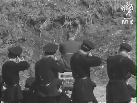 WW2 Italian Fascist Police Chief Executed