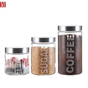 [Hot Item] Airtight Glass Storage Containers with Stainless Lids for Kitchen