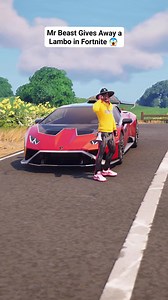 11K views · 186 reactions | Mr Beast Gives Away a Lambo in Fortnite ...