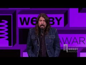 Dave Grohl Presents The ALS IceBucket Challenge at The Webby Awards