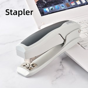 [Hot Item] Desk Stapler, 25 Sheet Effortless Stapler, Desktop Stapler Staple with One Finger, Portable Handheld Ergonomic Stapler Heavy Duty