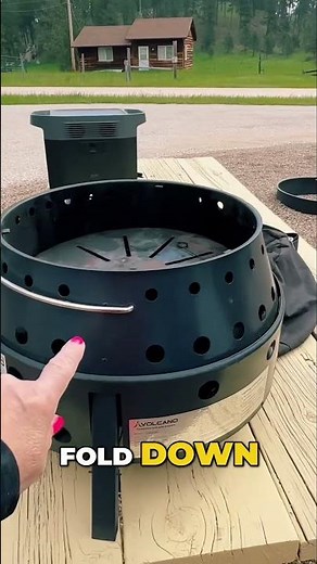 Volcano Grill: Portable BBQ Revolution! 🔥