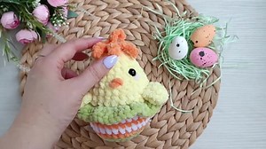 Easy Crochet Pattern Chicken Egg No Sew Amigurumi Plushie Spring Decor Gift - Etsy Canada
