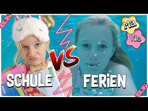 ABENDROUTINE SCHULE VS FERIEN URLAUB | MaVie Noelle Family