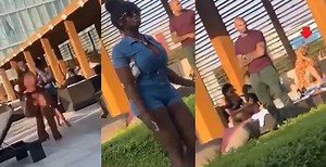 Video shows moment some Ghanaian Female celebrities walked past Cardi B at the poolside - YabaLeftOnline