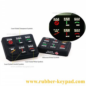 [Hot Item] Customized Button/Switch/Pad Membrane Silicone Rubber Remote Control Keyboard Keypad