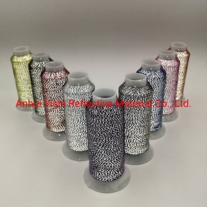 [Hot Item] Silver Reflective Yarn Thread for Weaving Ribbon Rope Belt Strip