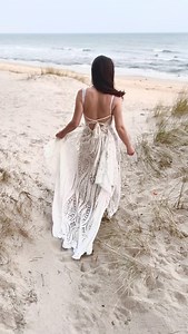 Beach Wedding Dress, Wedding Dress, Bohemian Wedding Dress, Lace Wedding Dress, Elopement Dress, Elopement Gown, Boho Wedding Gown - Etsy Australia