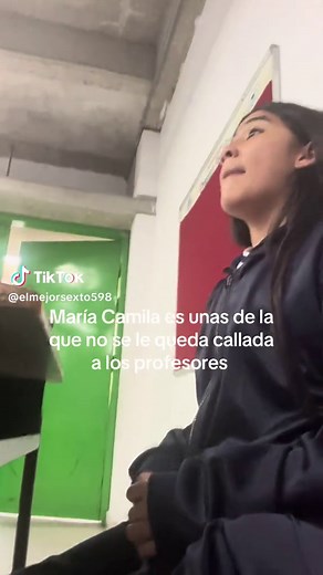 María Camila y su valentía en clase