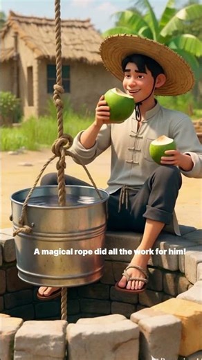 The Magic Rope | Funny Ancient Animated Short Story