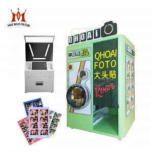 [Hot Item] Shopping Mall Coin Operated Automatic Selfie Vending Machine Instant Print Selfie Photo Booth Machine with Printer