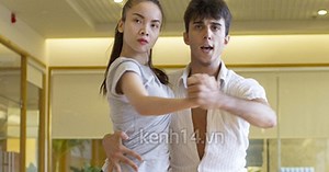 Clip: Yến Trang suýt bị thương vì tập nhảy dancesport