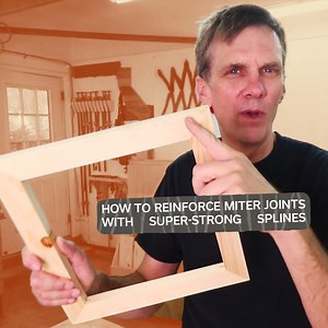 2.9K views | How to Strengthen Miter Joints with SPLINES | Woodworking for Mere Mortals | Facebook