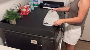 Premium-Grade HDPE Washer and Dryer Countertop 54"x27.5" – Waterproof washer dryer topper for Laundry Room Organization, Durable laundry countertop for Folding Clothes, Sorting Laundry, Extra Storage